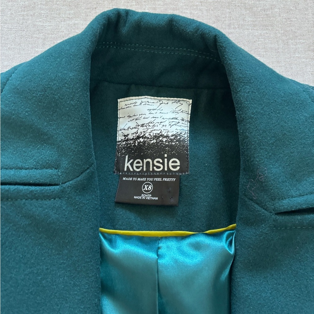 Kensie coquette ruffle peacoat XS - Picture 7 of 9